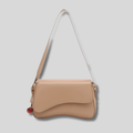 Sac bandoulière Soléna beige – vue de face sur fond clair