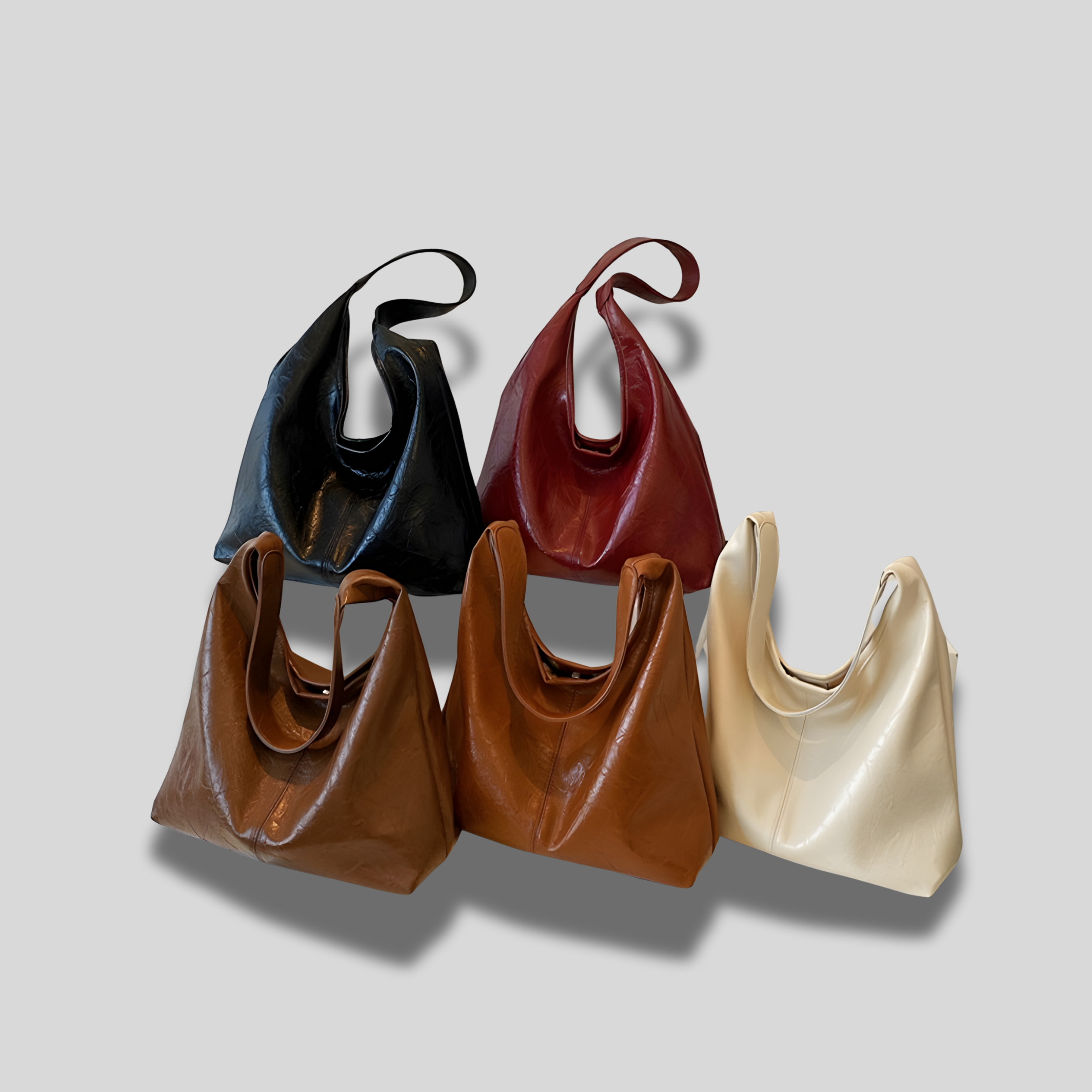 Sac Allure Intemporelle en cuir végan PU – plusieurs couleurs disponibles