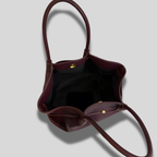 Intérieur du Sac Élise Intemporelle – sac cabas spacieux avec fermeture aimantée