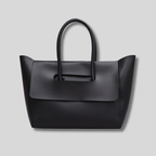 Sac cabas Miréva noir vue de face