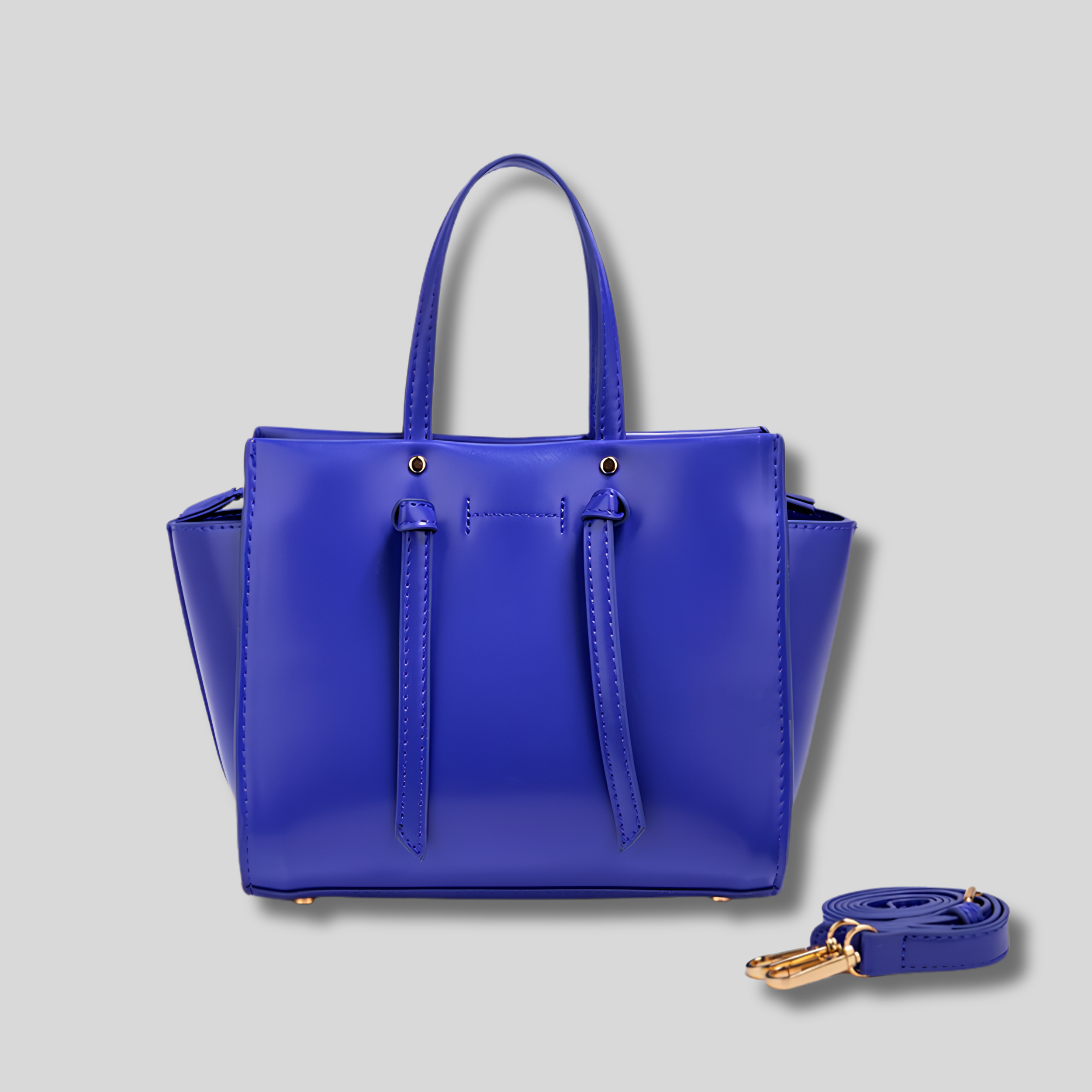 Sac Cabas Virelia bleu royal au design moderne et silhouette élégante