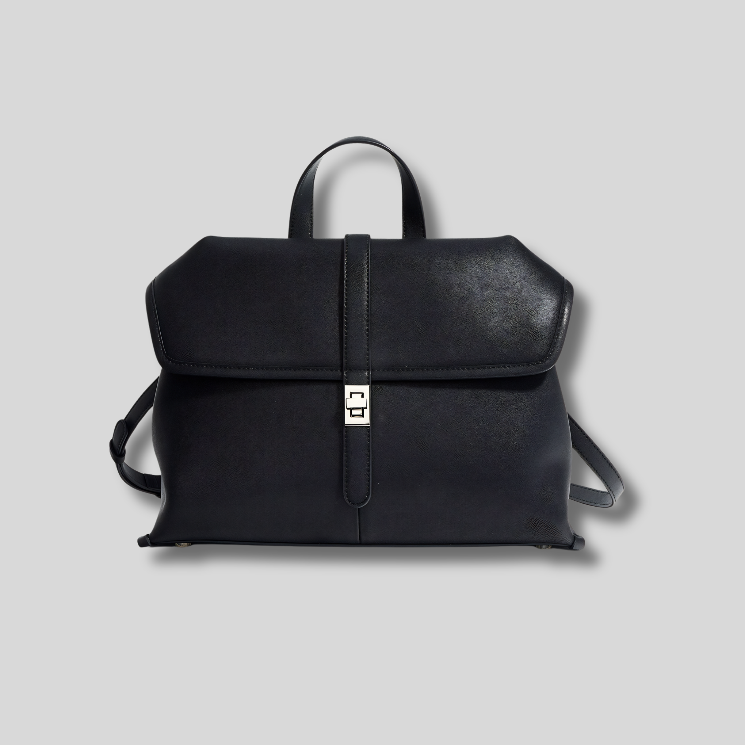 Sac Bandoulière Éloresse noir élégant avec bandoulière réglable