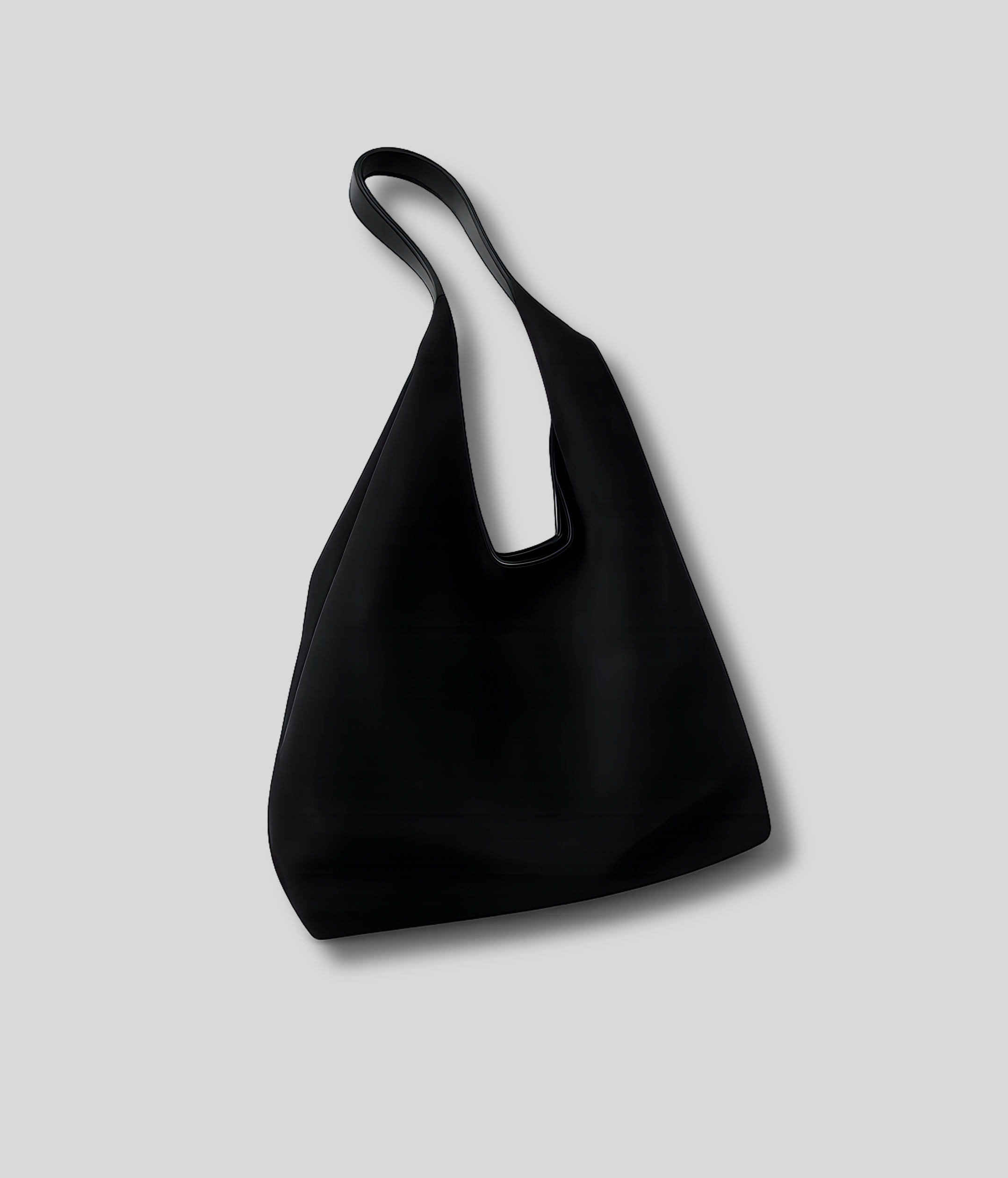 Sac cabas noir oversize design épuré pour usage quotidien