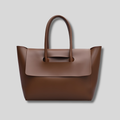 Sac cabas Miréva marron vue de face