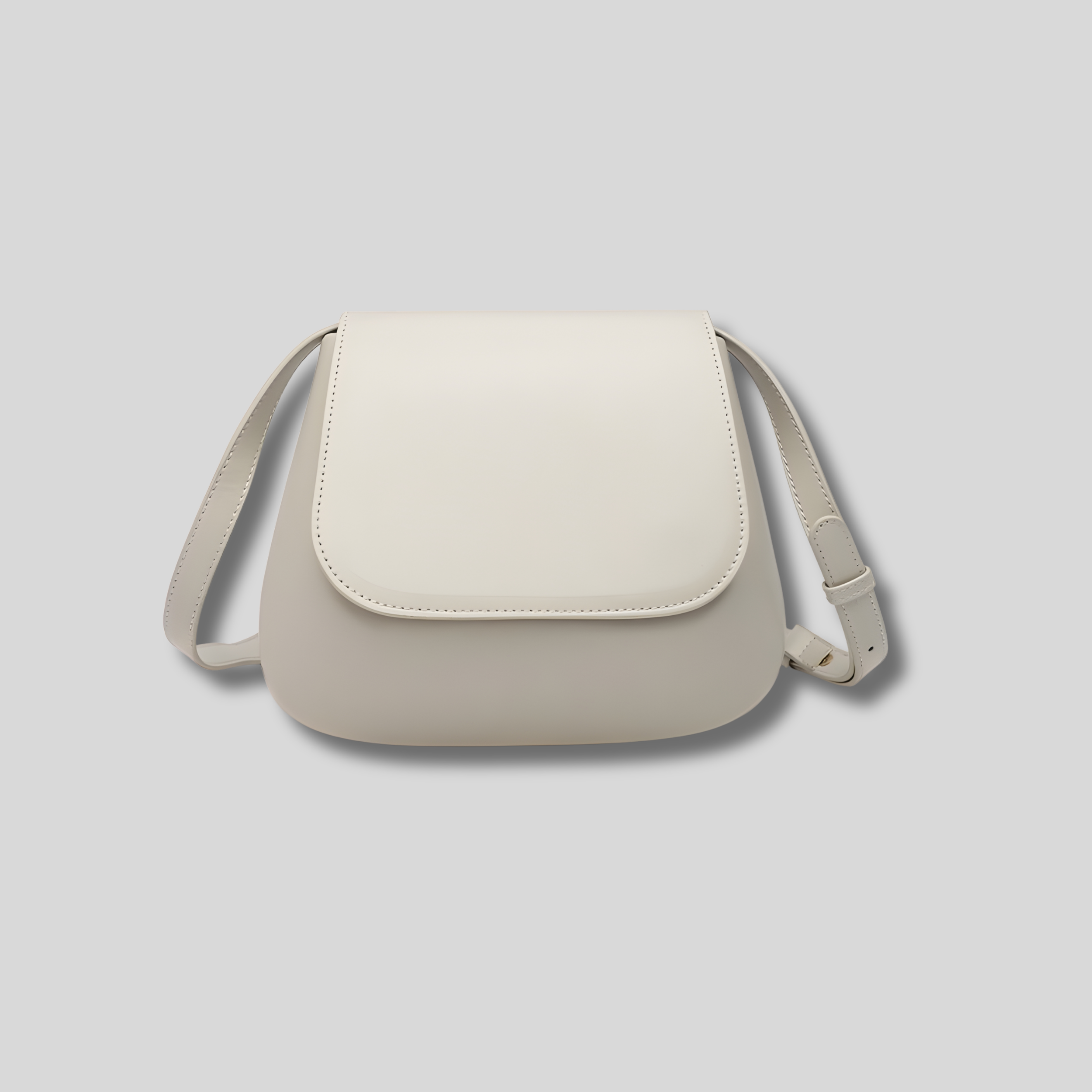 Sac à épaule femme blanc crème élégant – design minimaliste