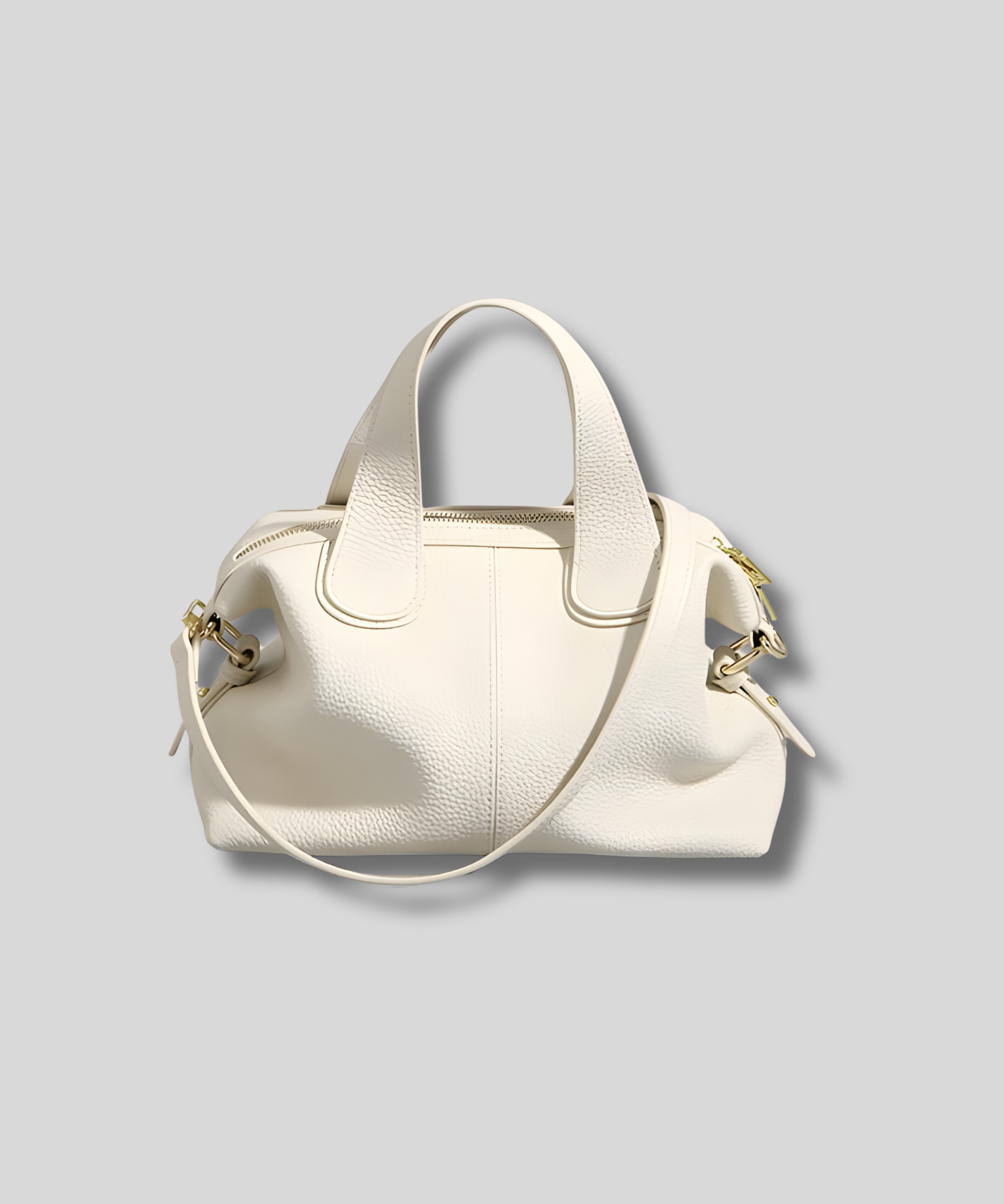 sac à main cuir crème femme avec bandoulière