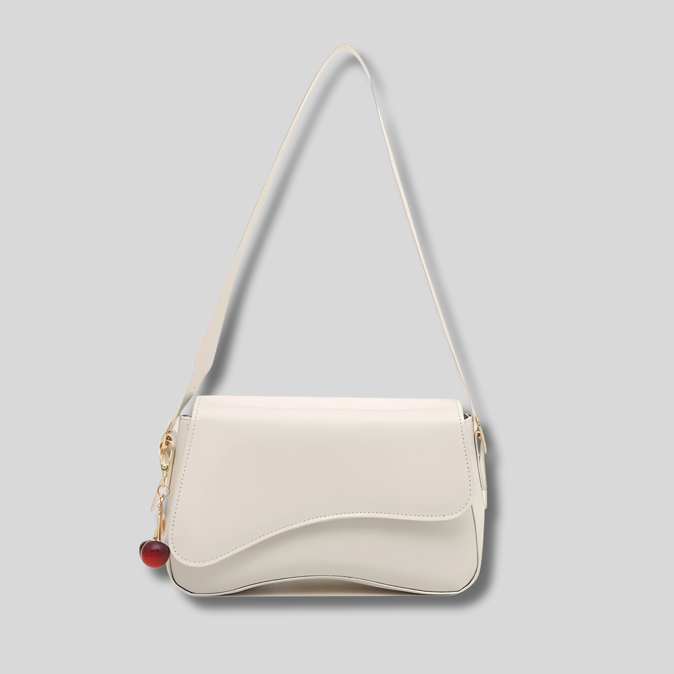 Sac bandoulière Soléna blanc – style minimaliste et féminin
