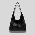 Sac Allure Intemporelle noir en cuir végan PU – sac cabas élégant