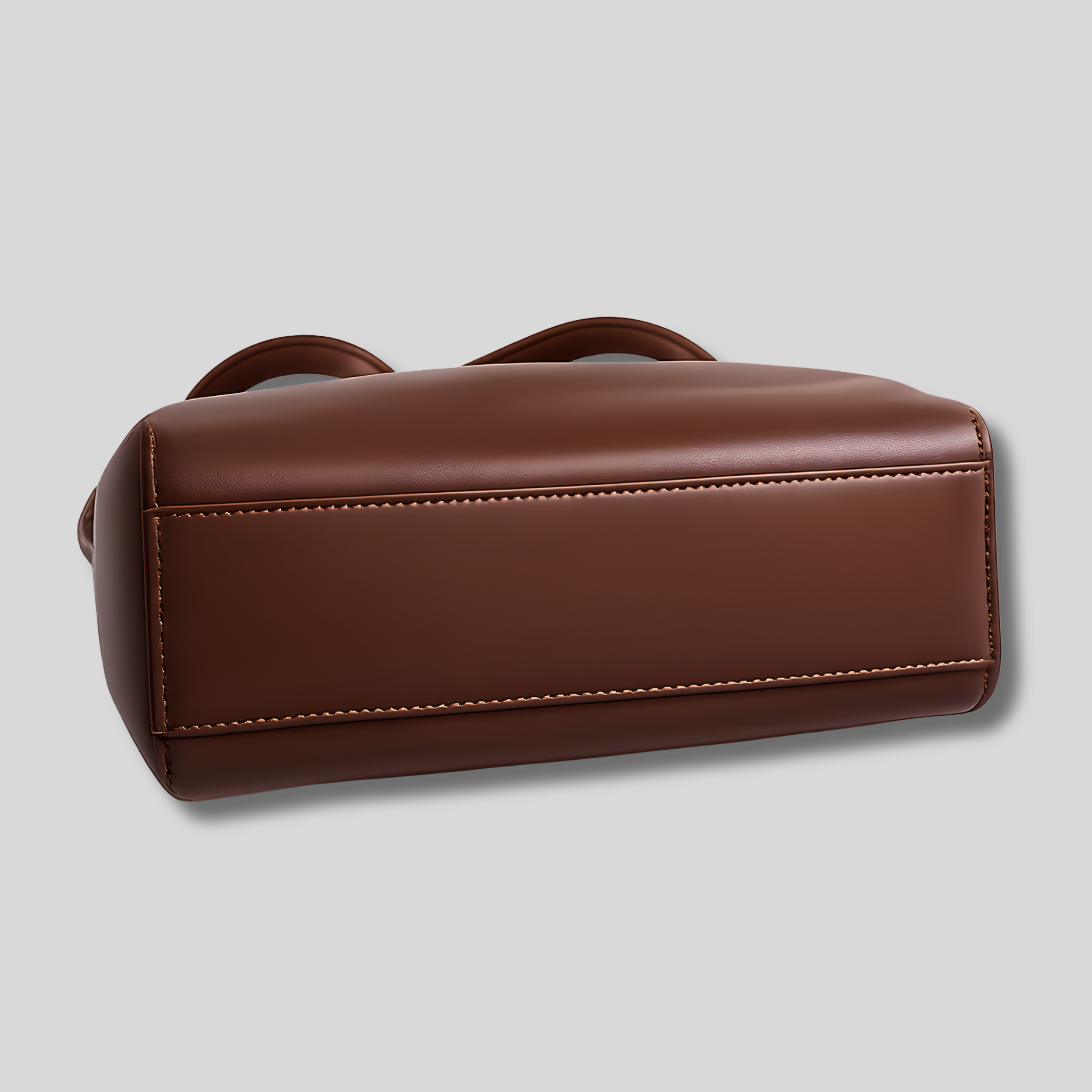 Sac cabas Miréva marron vue du dessous