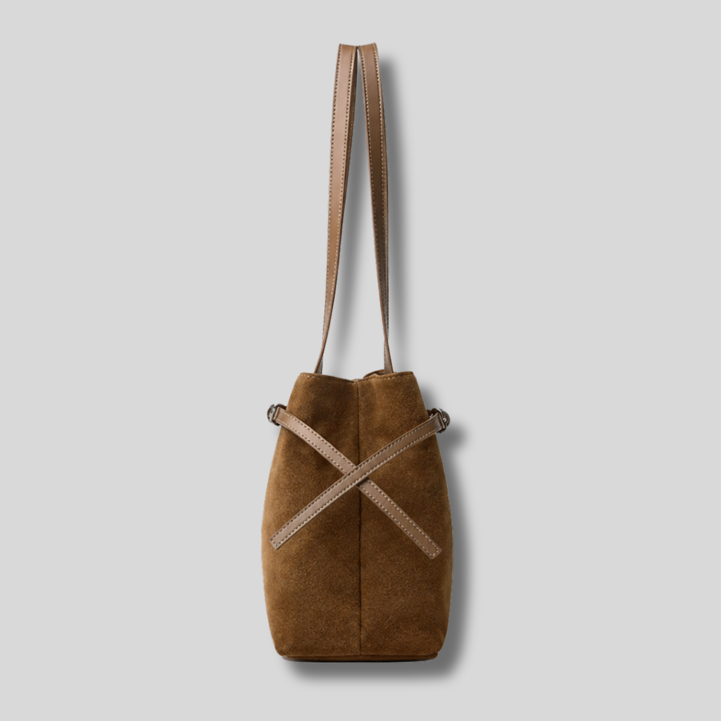 Sac Cabas Elvéra vu de profil avec silhouette structurée
