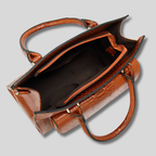 Intérieur spacieux du Sac Cabas Oréliane avec compartiments et poche zippée