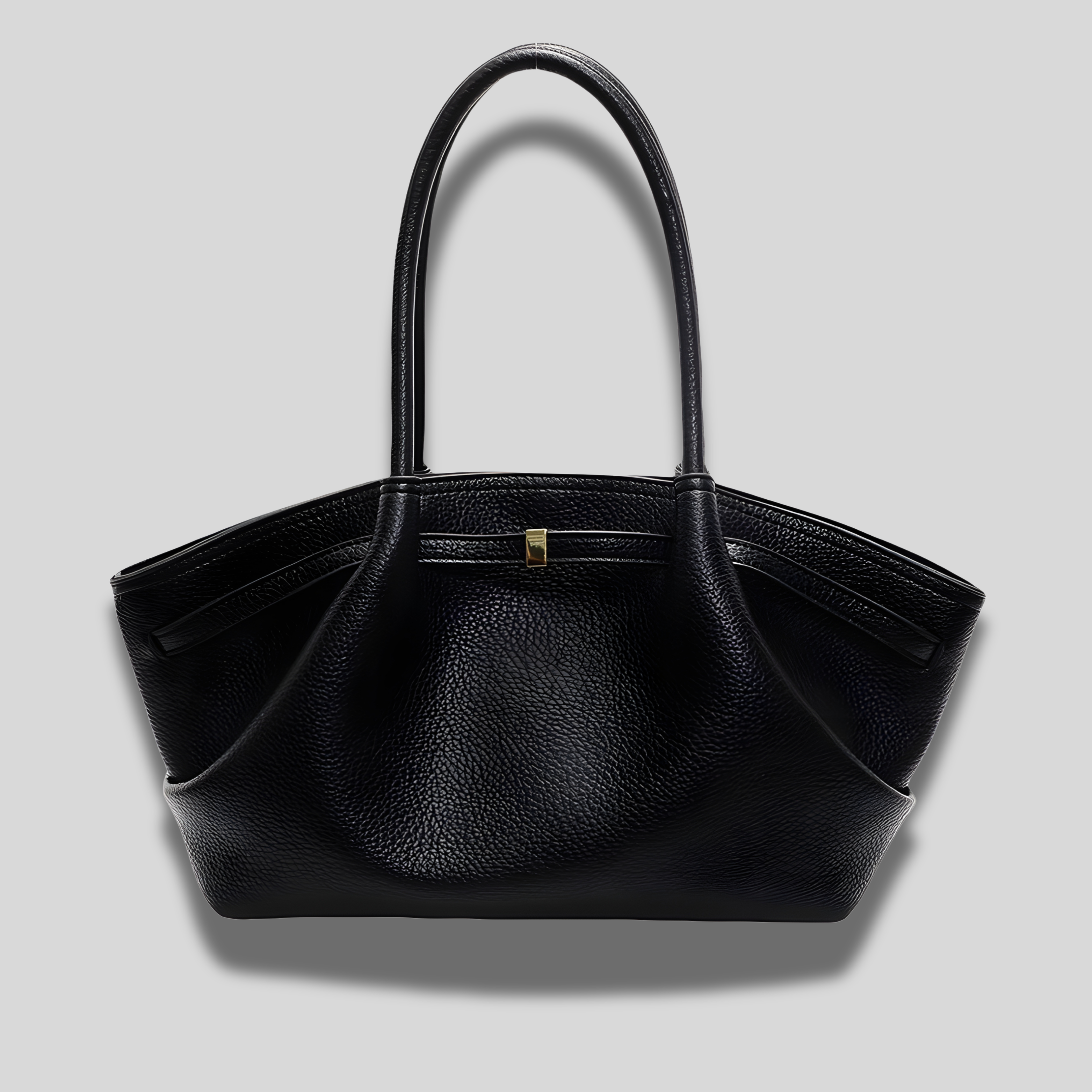 Sac cabas noir en cuir PU pour femme – Sac Élise Intemporelle moderne et raffiné