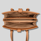 Intérieur spacieux du Sac Cabas Vaélis avec compartiment central zippé et poches de rangement