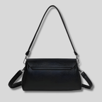 Dos du sac bandoulière Veloria noir élégant