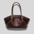 Sac cabas femme en cuir PU marron – Sac Élise Intemporelle, design élégant et spacieux