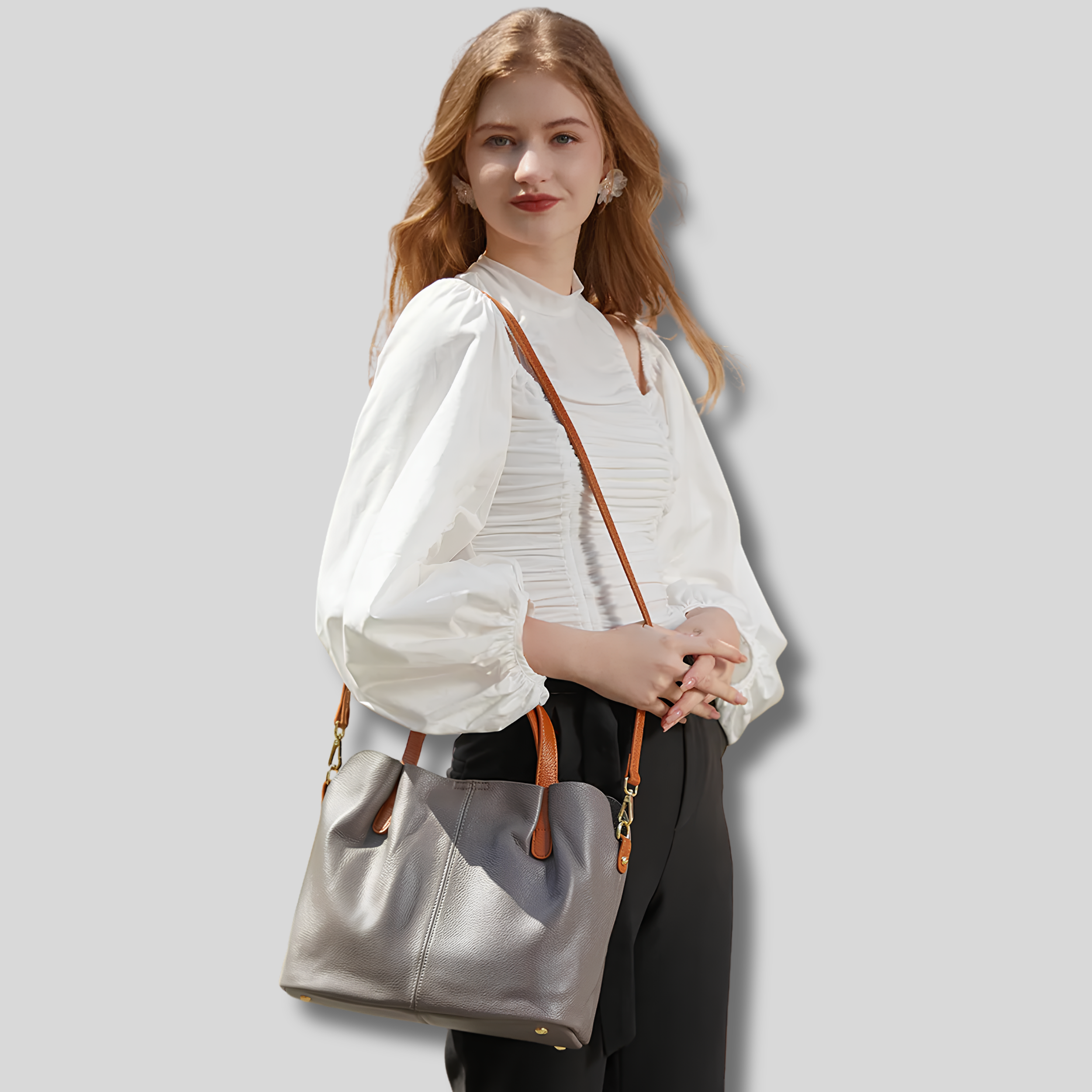 Sac Cabas Évoria porté en bandoulière – style élégant au quotidien